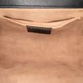 Miniatyrbild 4 av 10: Pre-owned Gucci Small Pearl Studded Leather Padlock Crossbody Black