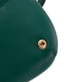 Miniatyrbillede 9 af 10: Pre-owned Gucci Textured Calfskin Blondie Card Case on Strap Green