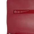 Miniatyrbild 7 av 10: Pre-owned Chanel Métiers d'Art CC Chevron Lambskin Wallet On Chain Red