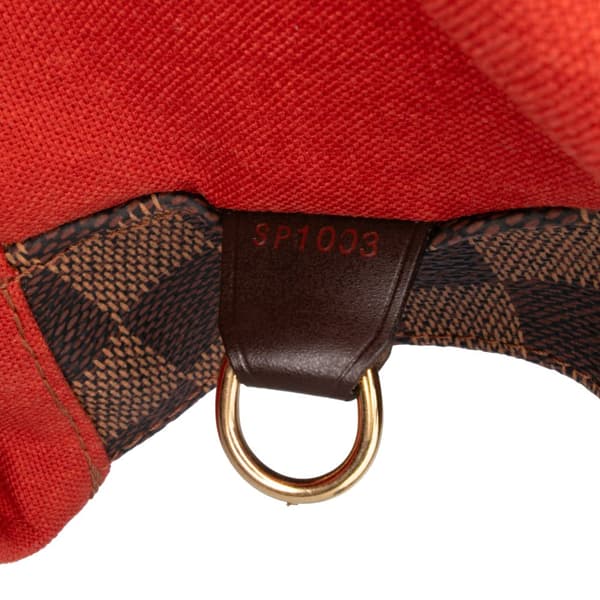 Pre-owned Louis Vuitton Damier Ebene Bastille Brown