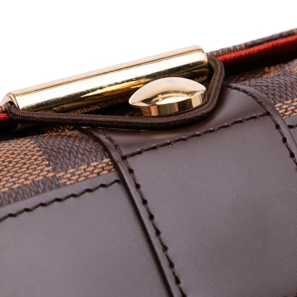 Pre-owned Louis Vuitton Damier Ebene Bastille Brown