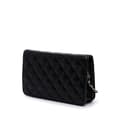 Miniatyrbillede 2 af 10: Pre-owned Chanel Bicolor Quilted Lambskin Camellia Wallet on Chain Black