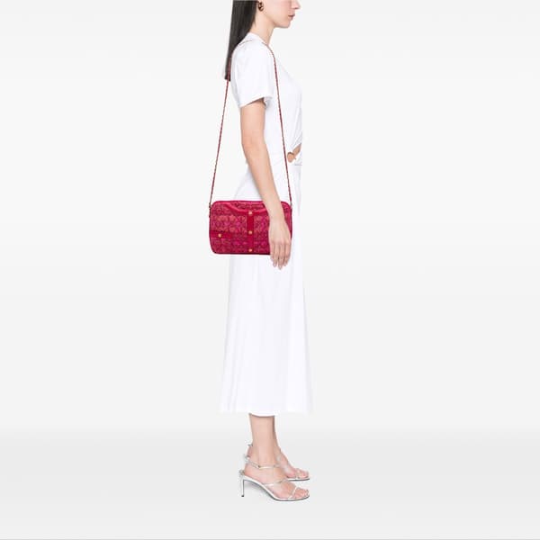 Pre-owned Chanel Tweed Girl Crossbody Pink