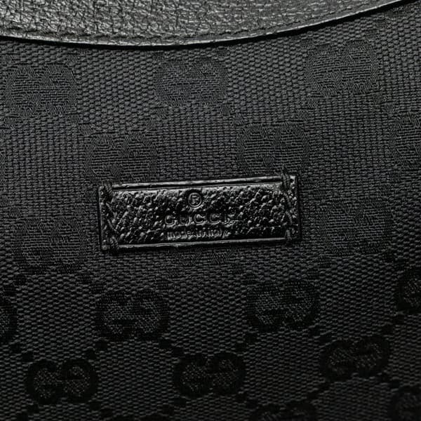 Pre-owned Gucci GG Canvas Crossbody Black