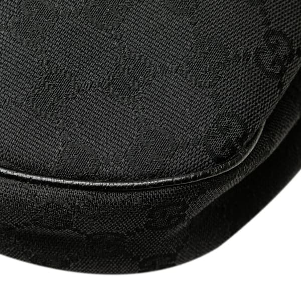 Pre-owned Gucci GG Canvas Crossbody Black