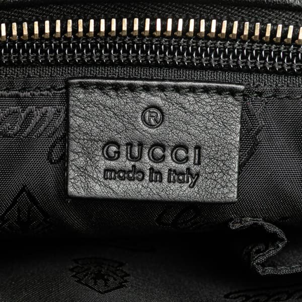 Pre-owned Gucci Guccissima Crossbody Black