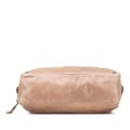 Miniatyrbillede 3 af 10: Pre-owned Balenciaga Mini Lambskin Motocross Classic Folder Business Bag Brown