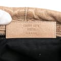 Miniatyrbillede 6 af 10: Pre-owned Balenciaga Mini Lambskin Motocross Classic Folder Business Bag Brown