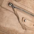 Miniatyrbillede 8 af 10: Pre-owned Balenciaga Mini Lambskin Motocross Classic Folder Business Bag Brown