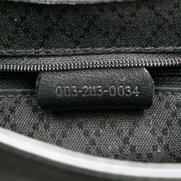 Pre-owned Gucci Leather Horsebit Sling Bag Black