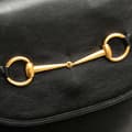 Miniatyrbillede 9 af 10: Pre-owned Gucci Leather Horsebit Sling Bag Black