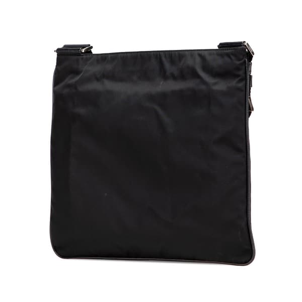 Pre-owned Prada Tessuto Zip Top Crossbody Black