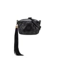Miniatyrbillede 1 af 10: Pre-owned Chanel Mini CC Diamond Quilted Lambskin Tassel Camera Bag Black