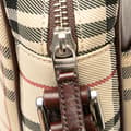 Miniatyrbild 6 av 10: Pre-owned Burberry House Check Canvas Crossbody Brown