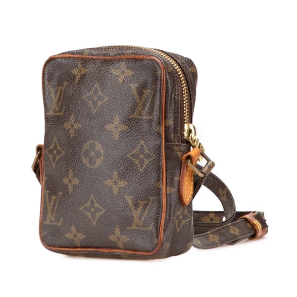 Pre-owned Louis Vuitton Monogram Mini Danube Brown
