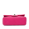 Miniatyrbillede 3 af 10: Pre-owned Chanel Mini Rectangular Classic Lambskin Single Flap Pink