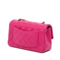 Miniatyrbillede 2 af 10: Pre-owned Chanel Mini Rectangular Classic Lambskin Single Flap Pink