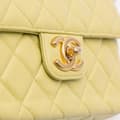 Pikkukuva 10 / 10: Pre-owned Chanel Mini Square Lambskin Casino Royale Charms Single Flap Green