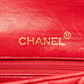Miniatyrbilde 6 av 10: Pre-owned Chanel Mini Square Classic Lambskin Single Flap Red