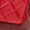 Miniatyrbilde 10 av 10: Pre-owned Chanel Mini Square Classic Lambskin Single Flap Red