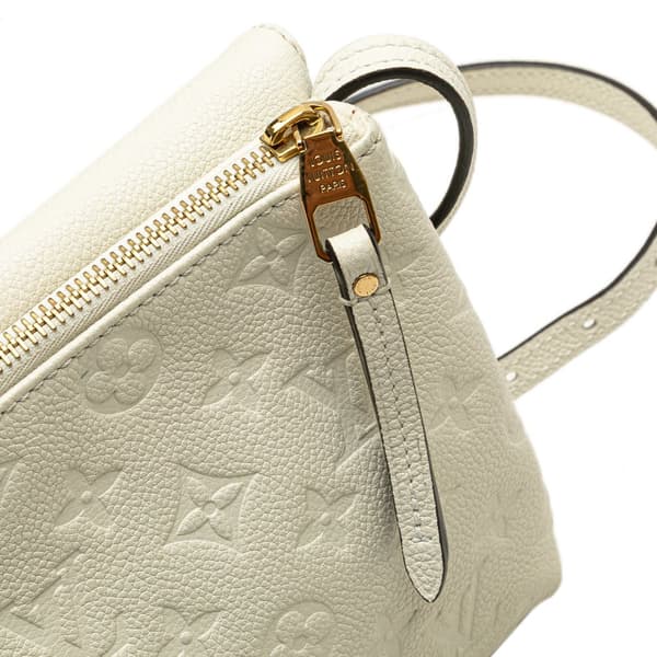 Pre-owned Louis Vuitton Monogram Empreinte Twice White