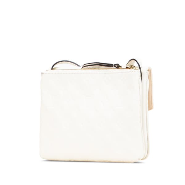 Pre-owned Louis Vuitton Monogram Empreinte Twice White