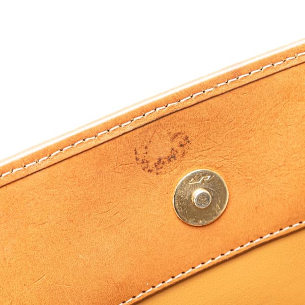 Pre-owned Celine Macadam Coated Canvas Crossbody Brown