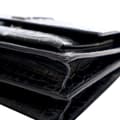 Miniatyrbild 8 av 10: Pre-owned Saint Laurent Medium Croc Embossed Calfskin Sunset Flap Crossbody Black