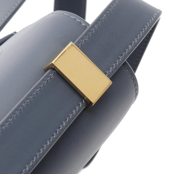Pre-owned Dior Leather 30 Montaigne Flap Blue