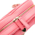 Miniatyrbild 7 av 10: Pre-owned Chanel Lambskin CC in Love Heart Crossbody Pink