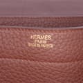 Miniatyrbillede 6 af 9: Pre-owned Hermès Togo Sac a Depeches 41 Brown