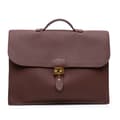Miniatyrbillede 1 af 9: Pre-owned Hermès Togo Sac a Depeches 41 Brown