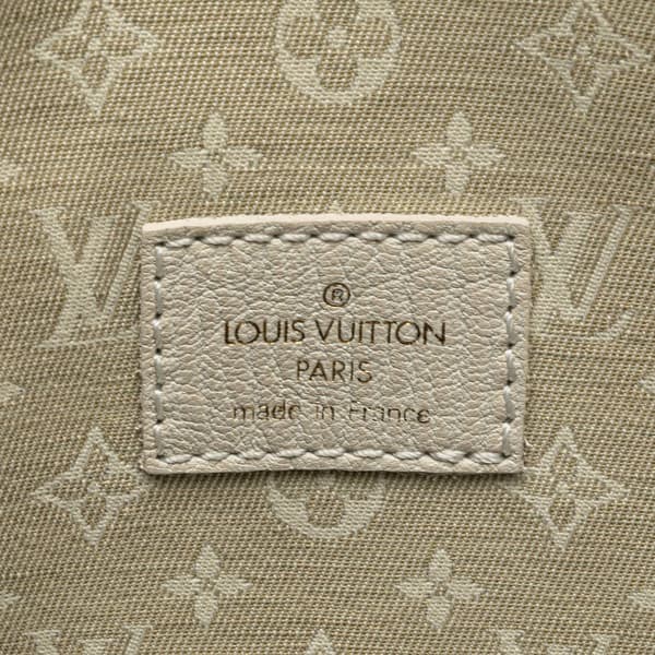 Pre-owned Louis Vuitton Monogram Mini Lin Saumur 30 Brown