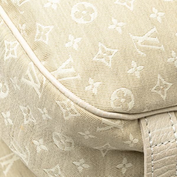 Pre-owned Louis Vuitton Monogram Mini Lin Saumur 30 Brown