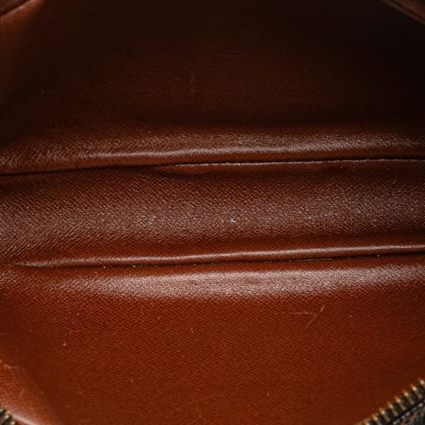 Pre-owned Louis Vuitton Monogram Pochette Marly Bandouliere Brown
