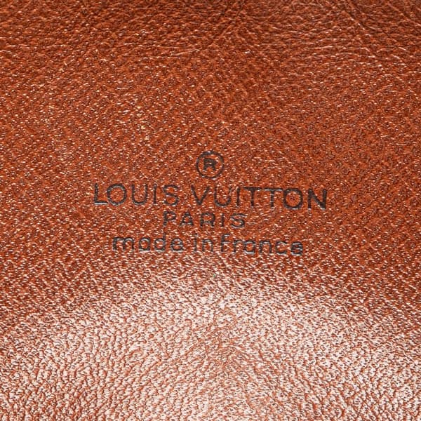 Pre-owned Louis Vuitton Monogram Pochette Marly Bandouliere Brown
