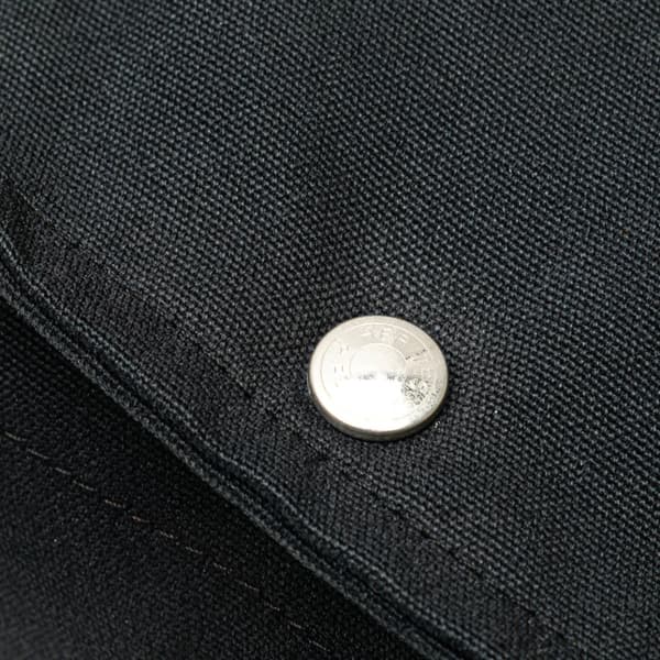 Pre-owned Hermès Canvas Fourre Tout Besace MM Black