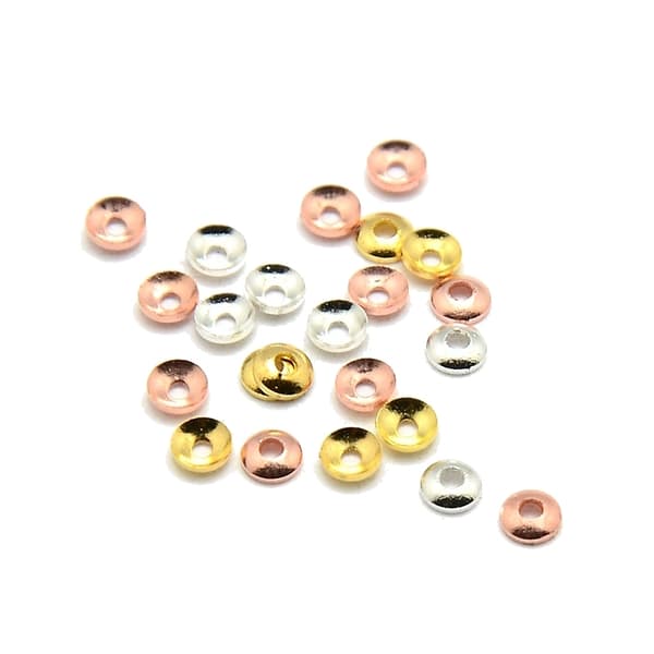 330 st blandfärg pärlhattar små 3 mm