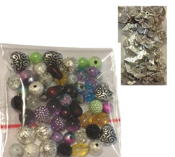 Pärlor mixpaket 100 st pärlor gör änglar