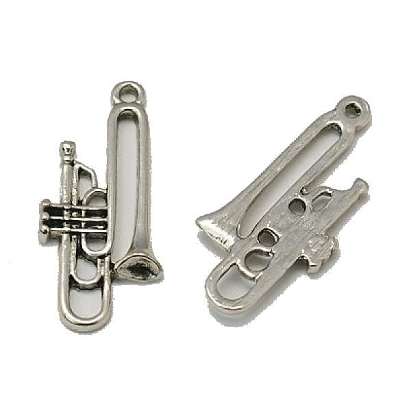 30 söta trumpet pärlor i alloy
