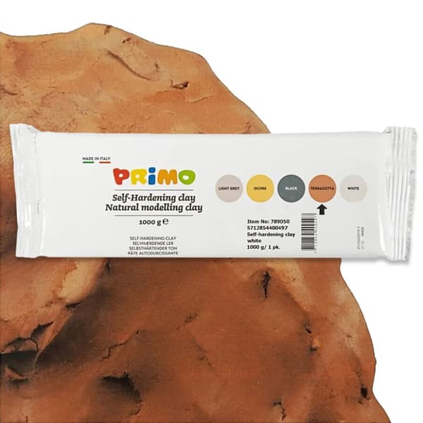 Modellera 1 kg Lufttorkande - Primo - Terrakotta