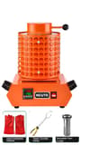 Miniatyrbild 1 av 2: 3KG Elektrisk Smältugn, 1150°C Max Temperatur, 2000W Effekt,2kg netto orange