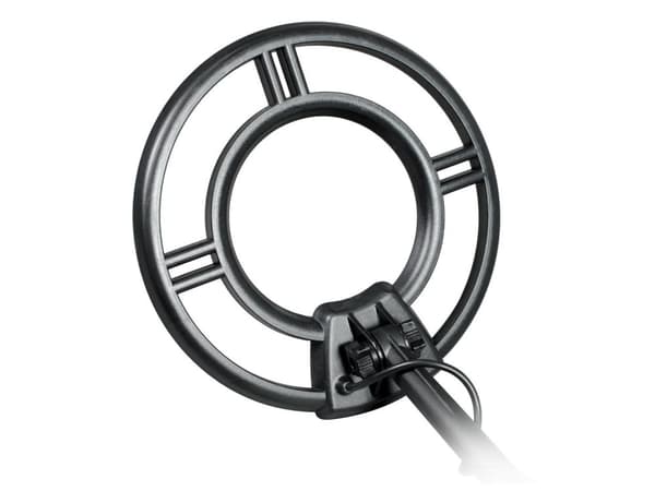 Metalldetektor med display - Vattentät spole 21,5 cm - Justerbar