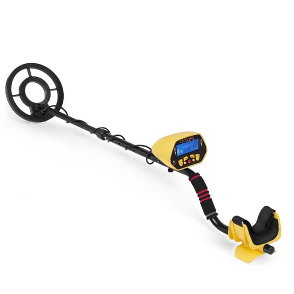 Metalldetektor med display - Vattentät spole 21,5 cm - Justerbar