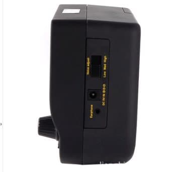 Metalldetektor PRO, känslighetsinställning, 3.8" LCD