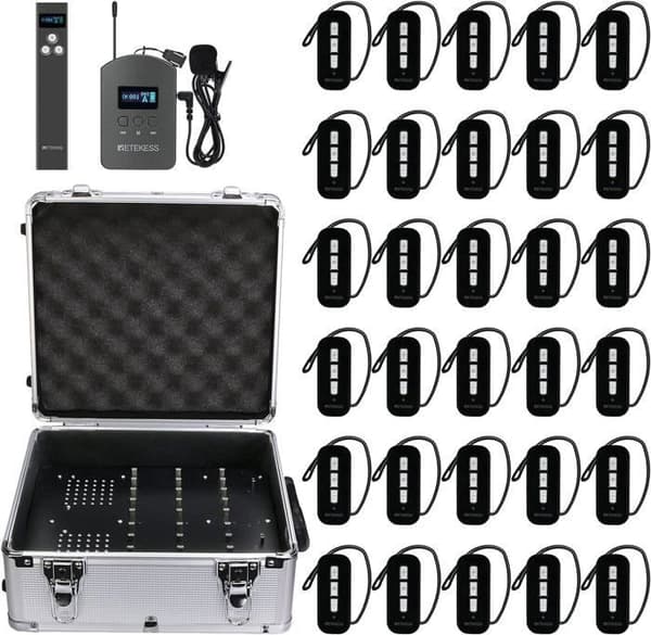 Retecess TT112 Wireless Tour Guide System, 200m, Factory Interpretation System, Modul - Navigation Box(30)