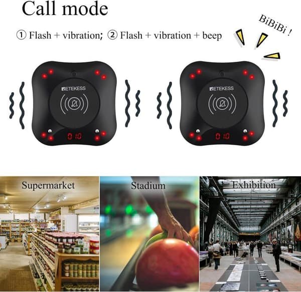 Retecess TD164 TRÅDLÖST SAMTALSSYSTEM - NÖDLARMUR - TILLBEHÖR
