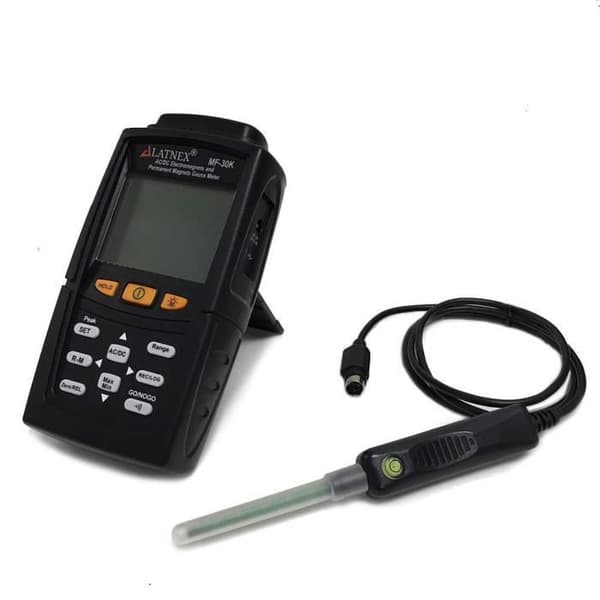 Gaussmeter MF-30K ACDC med certifikat - Mätning av magnetfält upp till 30 000 Gauss - LATNEX