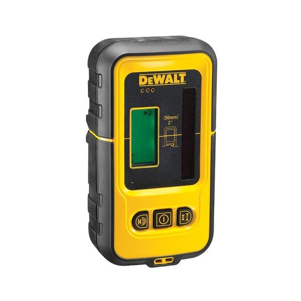 Detektor för DEWALT DE0892G lasrar - Kompatibel med DCE088G och DCE089G - Räckvidd upp till 50m Svart, Gul