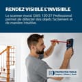Miniatyrbild 2 av 4: Bosch Professional Detektor GMS 120-27 C max. Detektionsdjup för icke-magnetiskt metall / magnetiskt metall / spänningsledningar